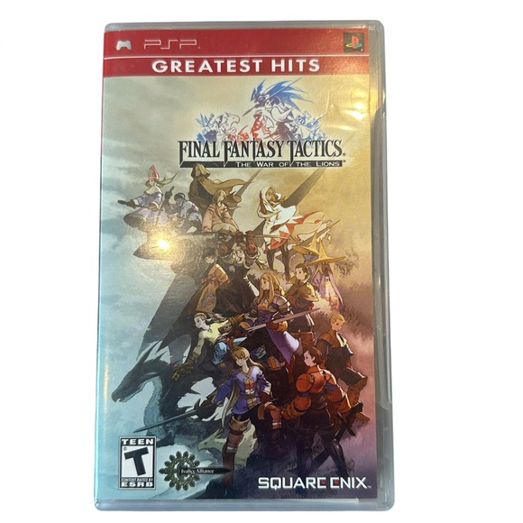 Sony Final Fantasy Tactics The War of the Lions Greatest Hits Case & Manual Only - Picture 1 of 3